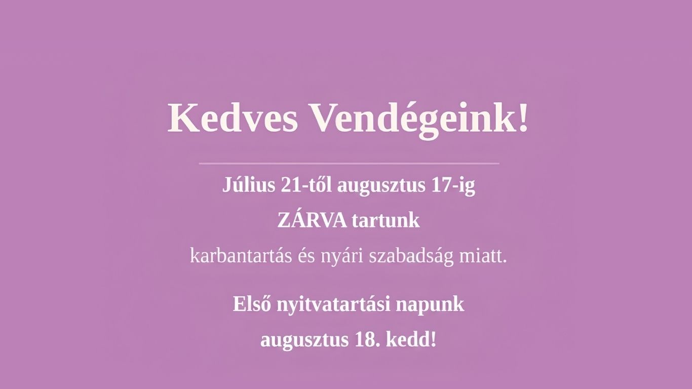 Nyári szünet